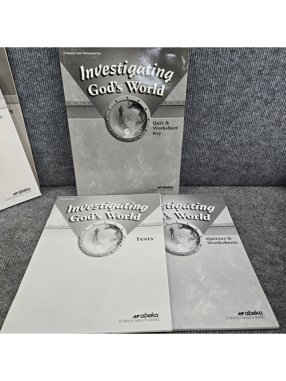 Abeka Investigating God's World: Tests, Quizzes & Keys Bundle